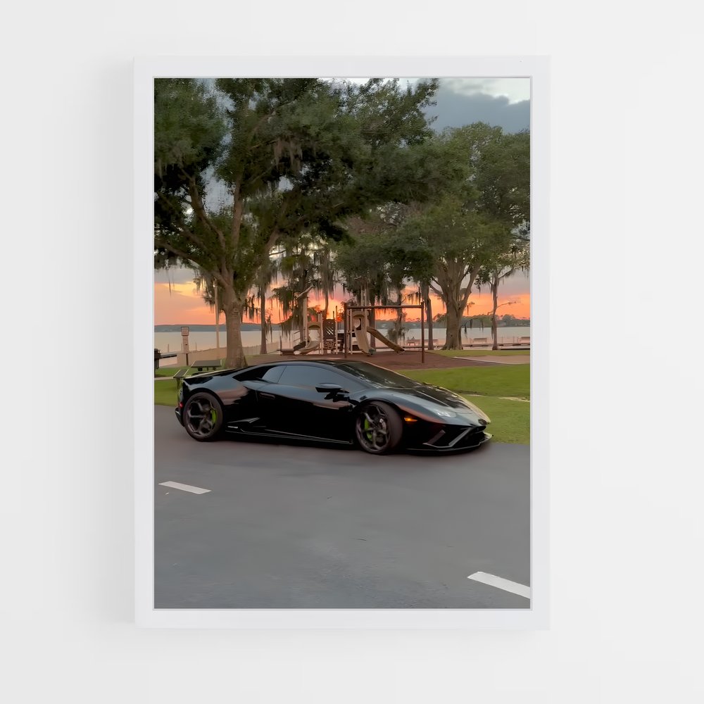 Poster Huracan evo ouvertes – affiche Lamborghini (vue 3)
